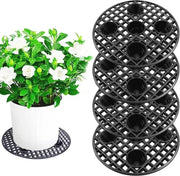 Supporto per piante con rete di drenaggio - 20 cm - 4 pezzi
