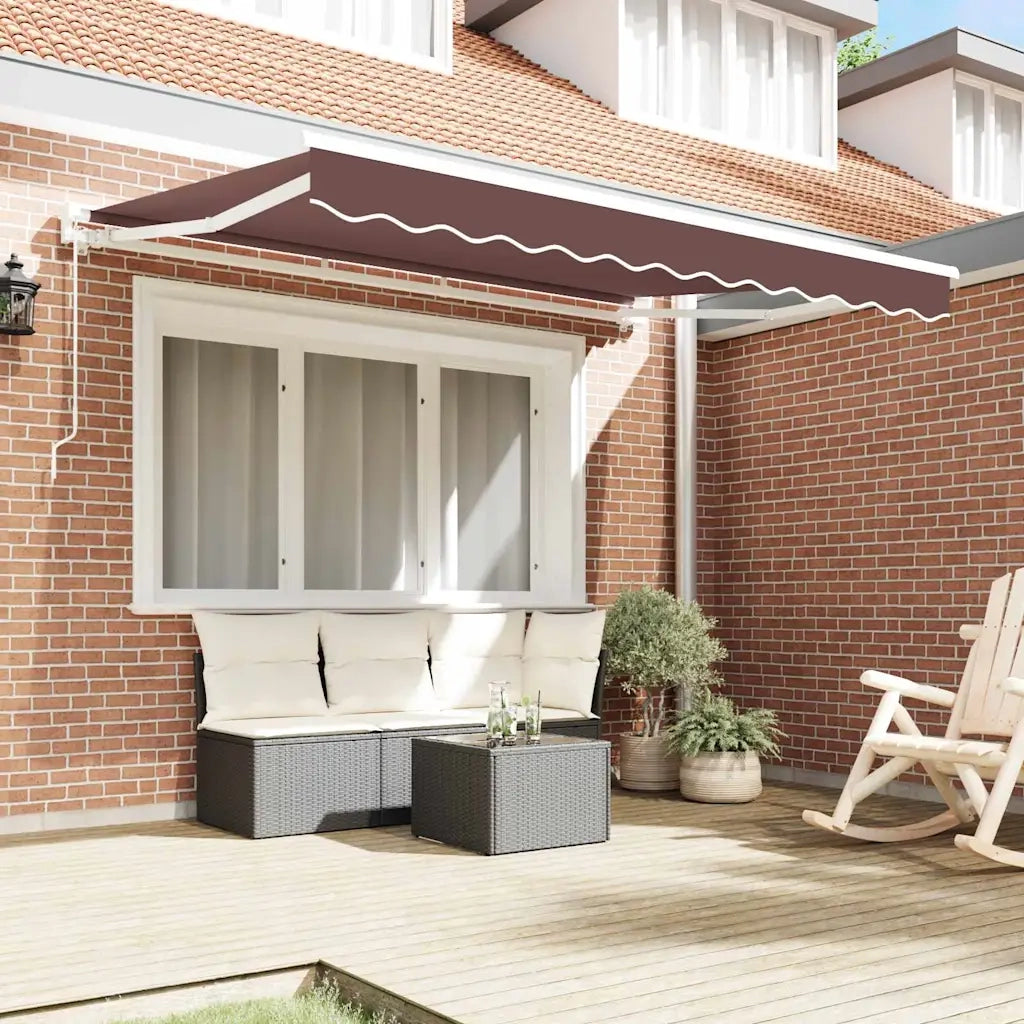 Struttura della tenda Marrone 350 x 200 cm 3329673