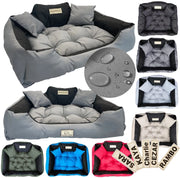 AIO FACTORY 55x45 cm KINGDOG Cuccia per cani impermeabile personalizzabile Grigio scuro