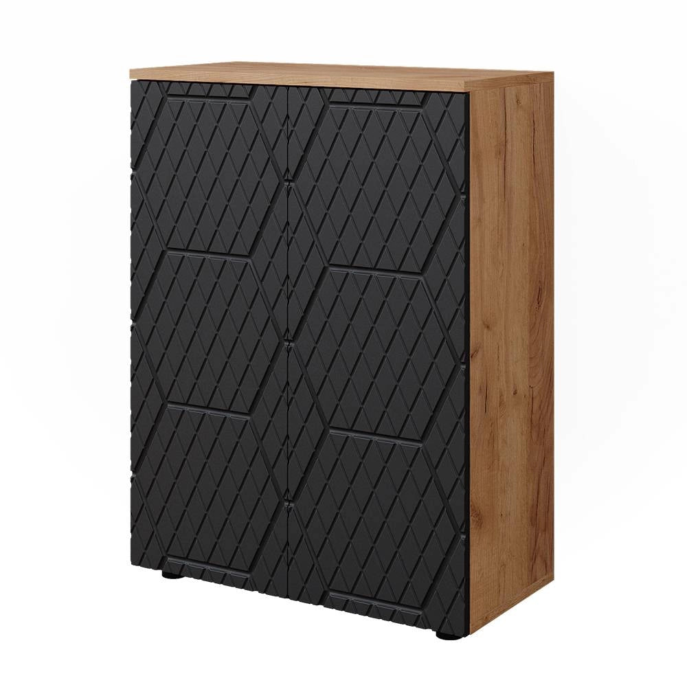 Vicco Mobile midi Antracite con struttura a nido d'ape 60 x 81 cm