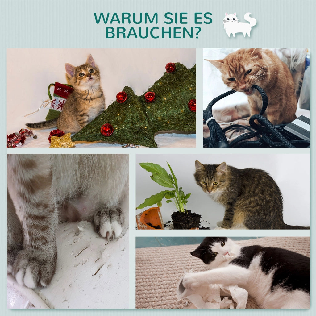 Albero tiragraffi per gatti 4 piani ¨C zephmum ¨C 137cm