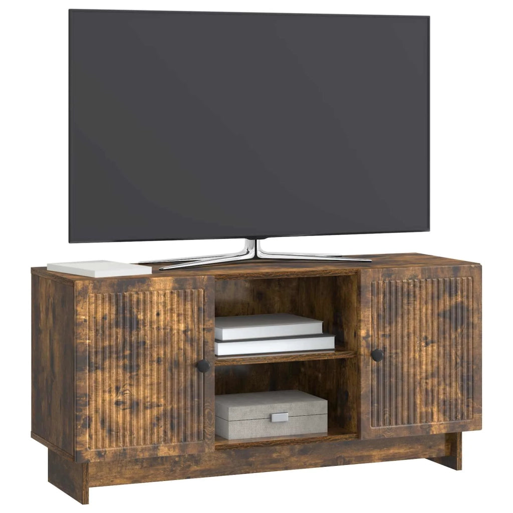 Mobile TV-Credenza per TV 102 x 34,5 x 50 cm Rovere Fumo Legno ingegnerizzato 244306