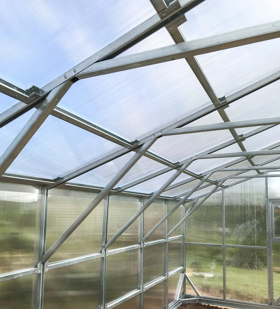 Serra Oasi PLUS 4x8m con copertura policarbonato alveolare 4mm