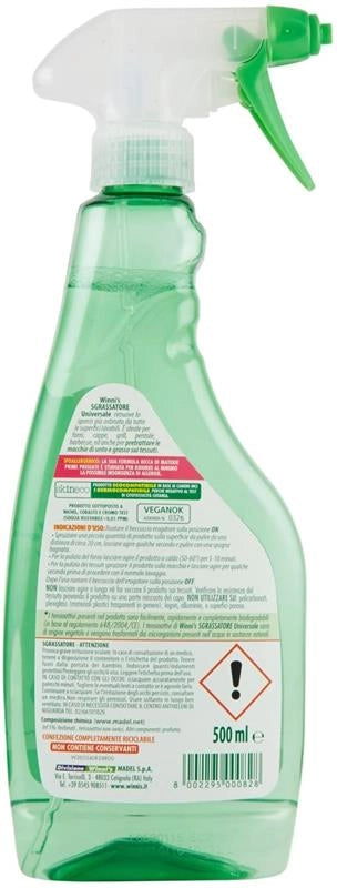 WINNI'S NATUREL SGRASSATORE UNIVERSALE SPRAY 500 ML