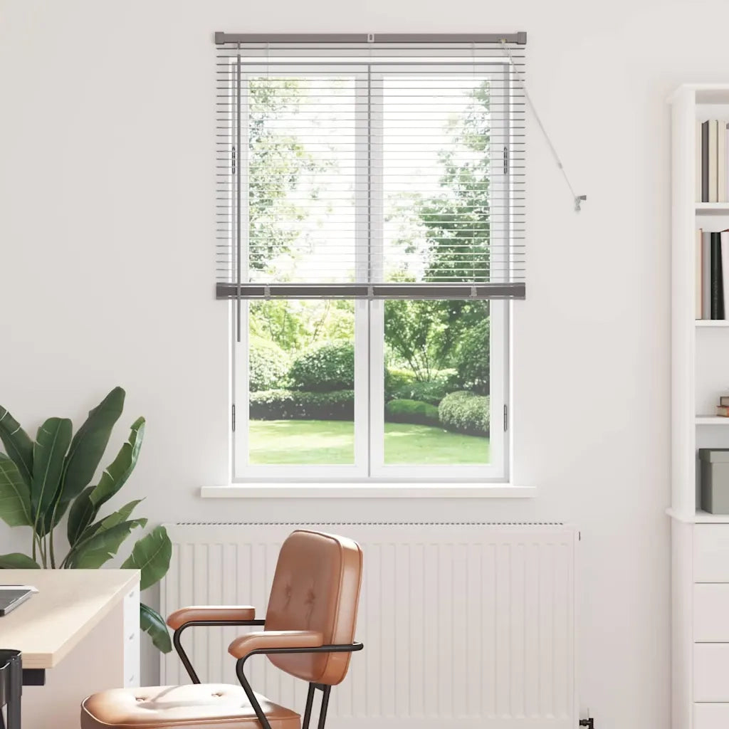 Tendaggi a Veneziana | Tenda a lamelle Argento 175 x 90 cm Alluminio