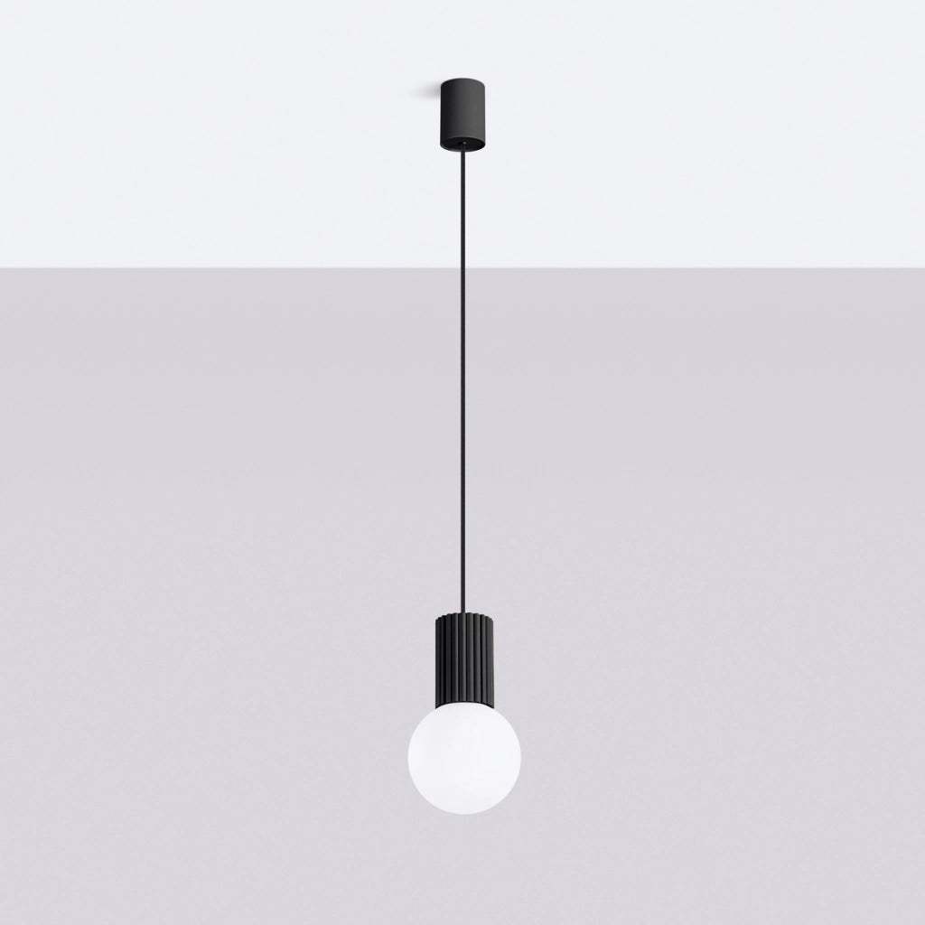 Lampada a sospensione HALO 1 nero