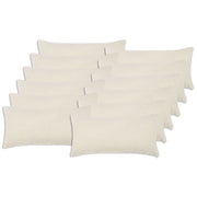Federa 12 pcs HEERLEN Crema 40 x 80 cm Bouclé 909942