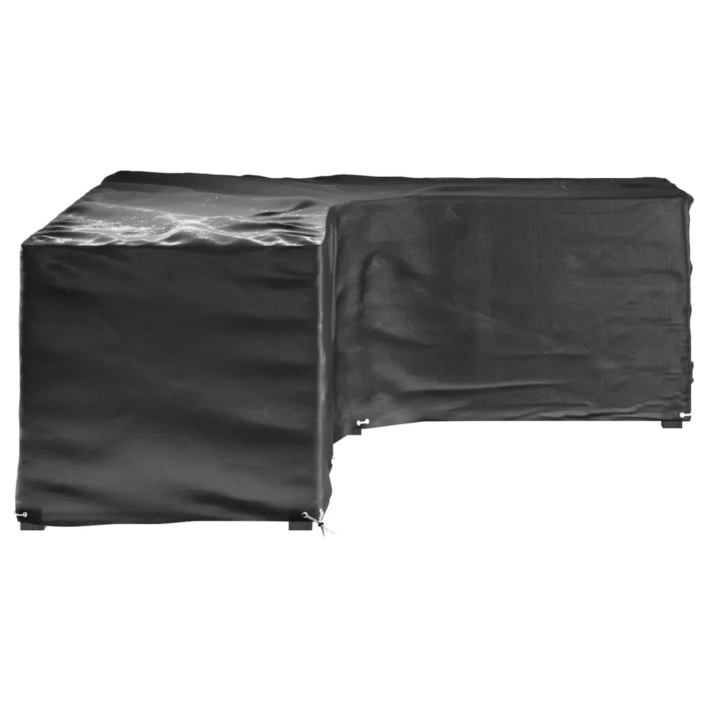 Coperture Mobili da Giardino | Telone per mobili da esterni a L 2 pz 18 Occhielli 285x220x80cm