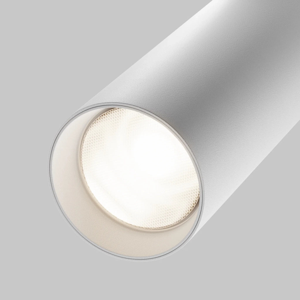 Maytoni Faretto Moderno Exility Focus LED 1 luce LED integrato bianco alluminio