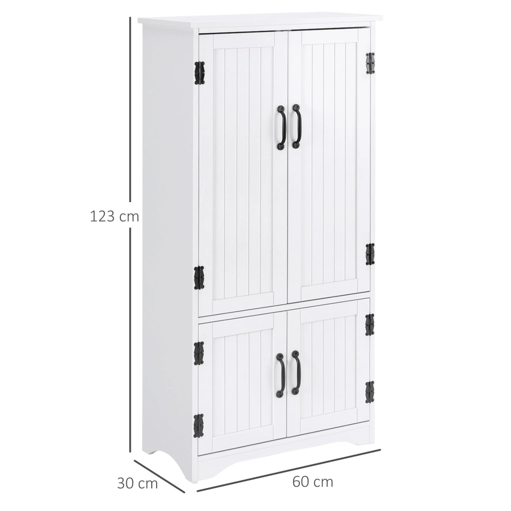 Armadio da cucina ¨C zephmum ¨C bianco 2 ante 3 ripiani
