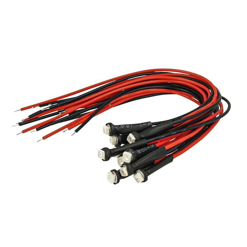10 Pezzi Micro Mini Lampada LED 12V SMD 3528 Giallo Per Luci Spia Auto Jeep