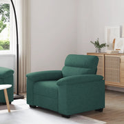 Poltrona Verde Scuro 100x81x84 cm in Tessuto 4105292