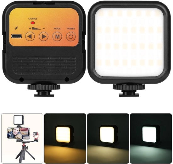 Illuminazione per Videoconferenza - Lampada LED Professionale - Ideale per Lavoro da Casa - Formato Compattibile