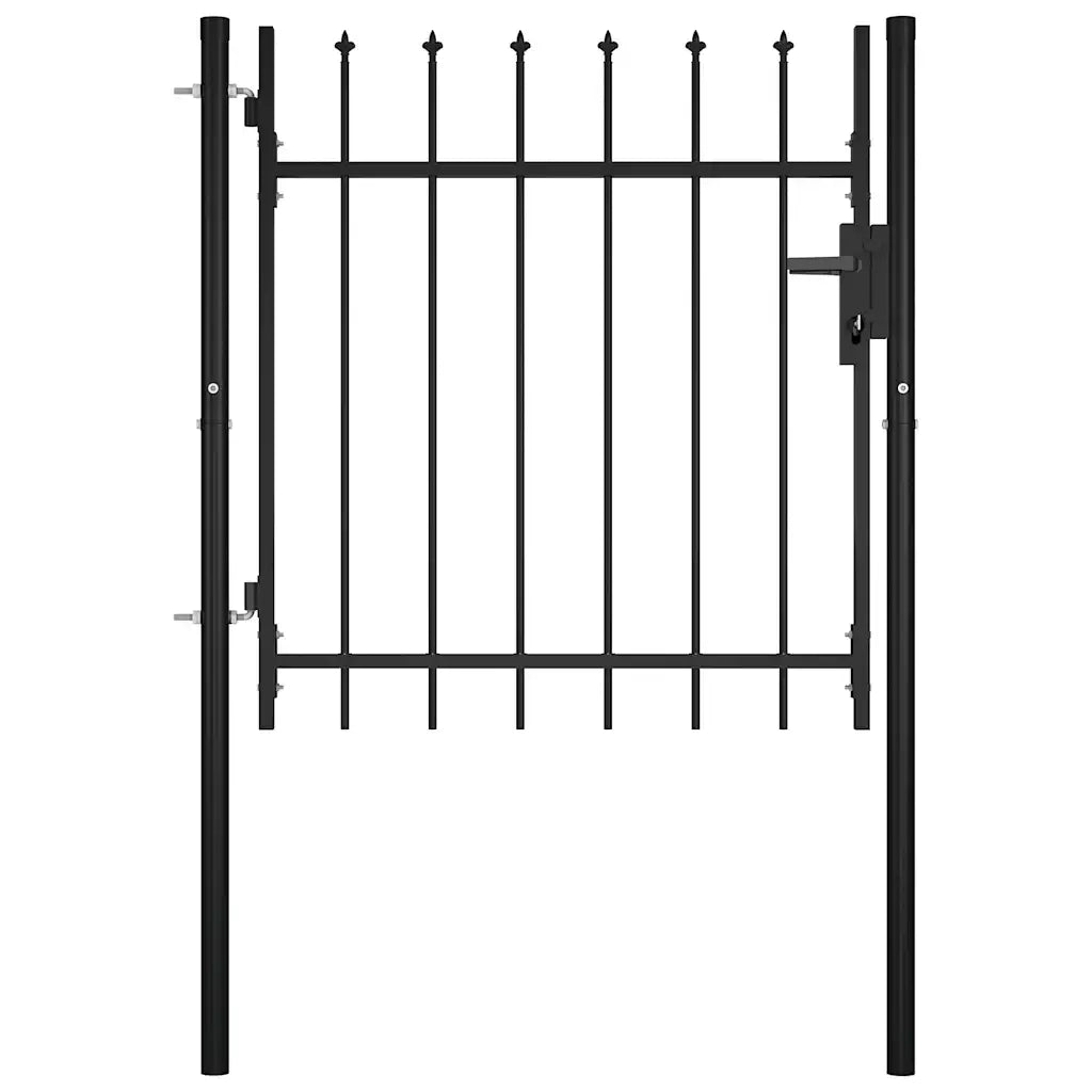 Cancello per recinzione Boxtel con punta a lancia 100x75 cm 144358
