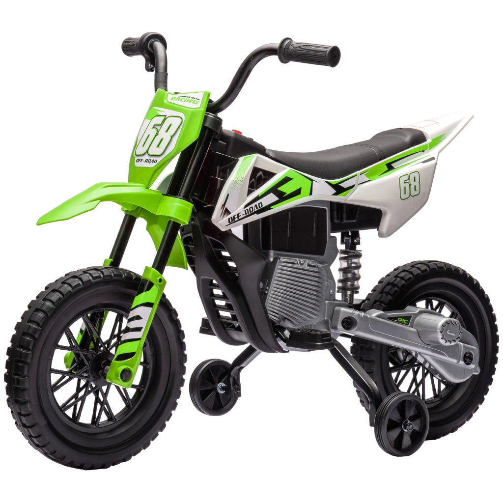Moto Elettrica per Bambini Cross ¨C Minimal ¨C Verde 12V