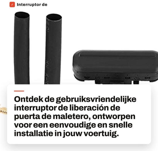 Interruptore di rilascio del portellone - Adatto per Insignia - Installazione semplice - Resistente in ABS - Interruttore a 3 vie - Costruzione robusta
