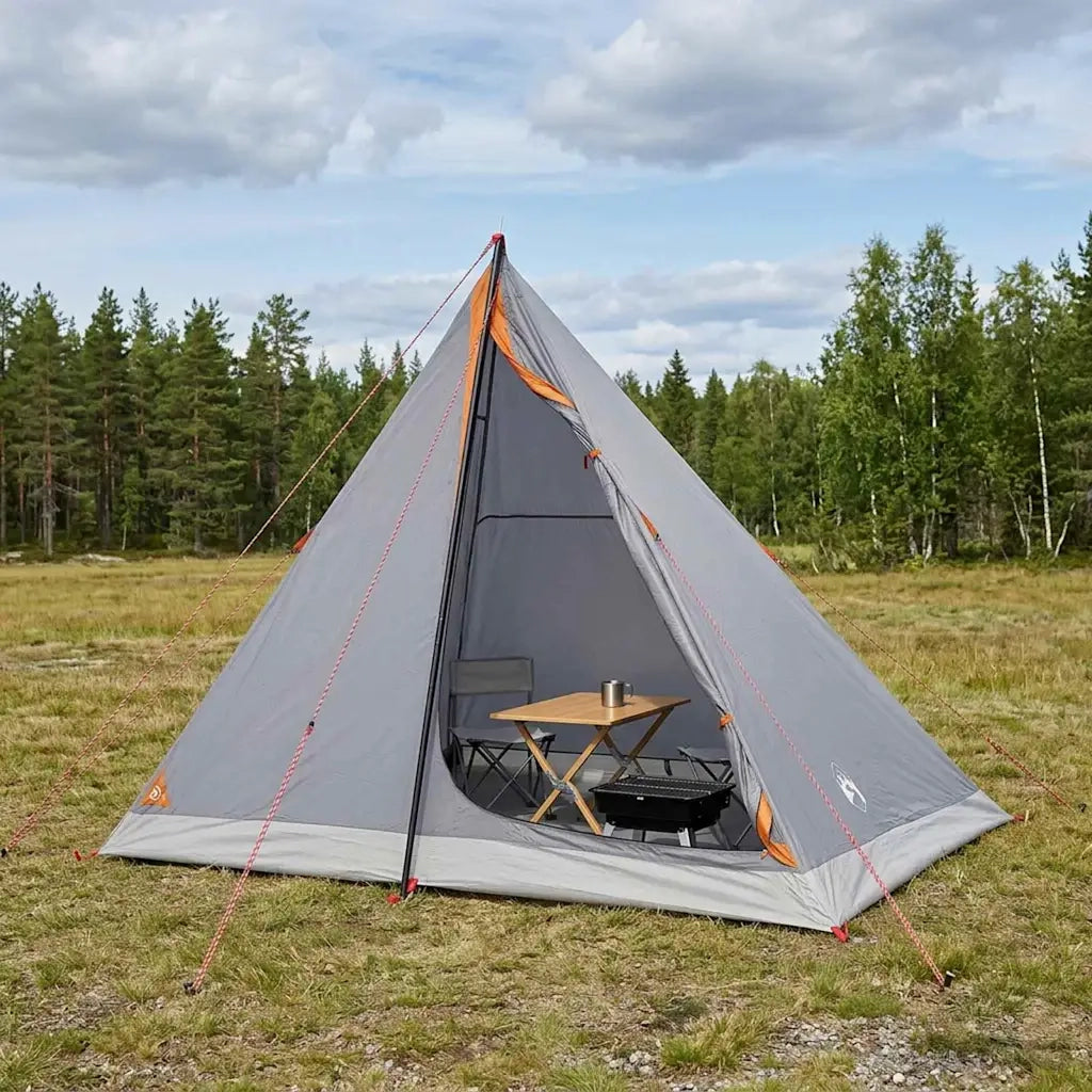 Tenda da backpacking Grigio e arancione 2 persone 42018564
