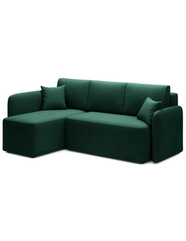 Divano ad angolo collezione HEDSON colore Verde smeraldo