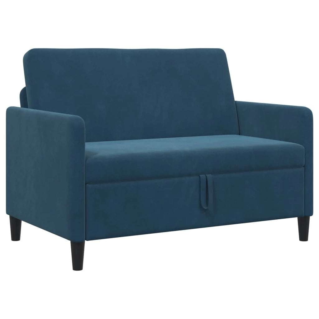 Divano con Storage Blu 122 x 78 x 87 cm Poliestere 42036914