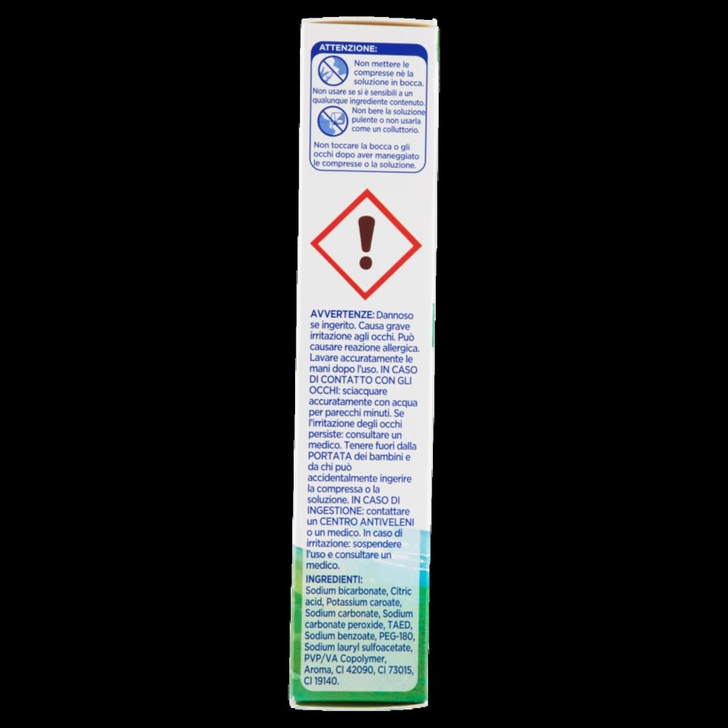 POLIDENT TABS PULITORE PER PROTESI PULIZIA IN 3 MINUTI 36 CAPSULE EFFERVESCENTI