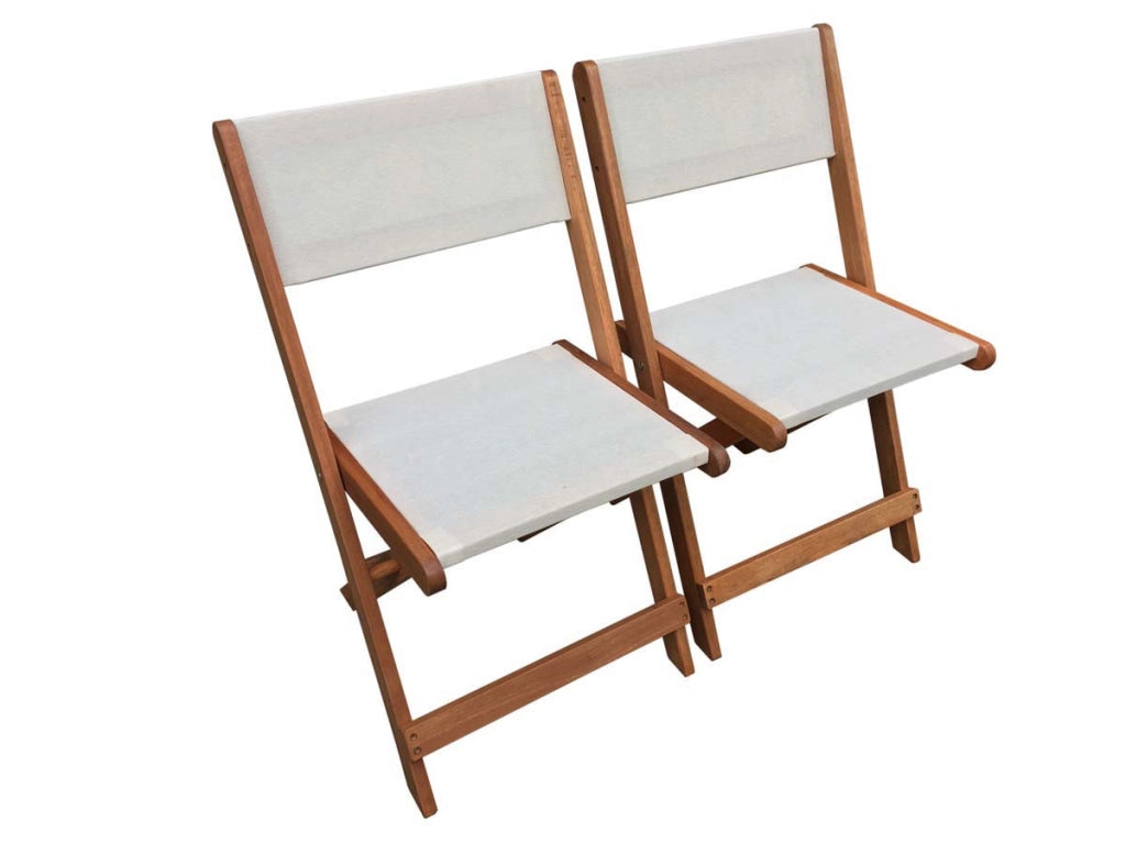 Mobili da giardino "Seoul" - 1 tavolo + 6 sedie - acero - beige