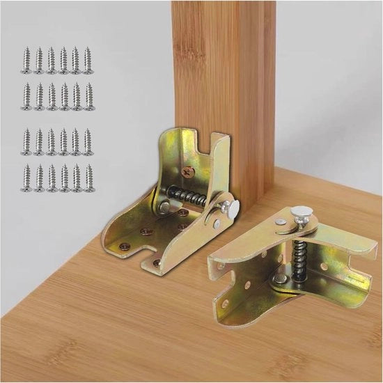 Sosteggi e Angoli Pieghevoli per Tavoli e Banconi da Cucina - 4 Colori Disponibili