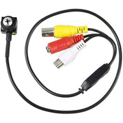 Trade Shop - Mini Micro Telecamera Camera Cam Spia Spy A Colori Audio Con Microfono Vite -