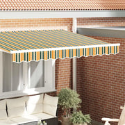 Tenda a Braccio Verde e giallo 280 x 20 cm Tela 42000800