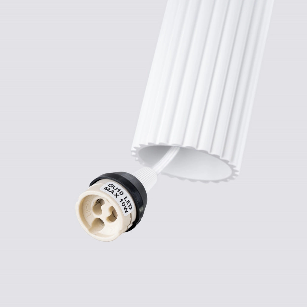 Lampada a sospensione KARBON 1 bianco
