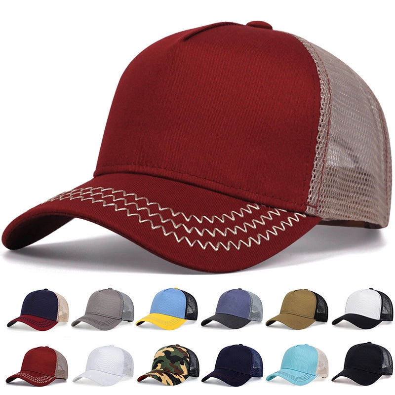 Cappellino da baseball da camionista nero