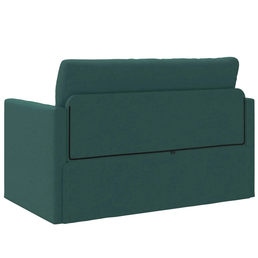 Divano letto | Sof¨¤ letto | Letto singolo 110cm Verde Scuro Tessuto