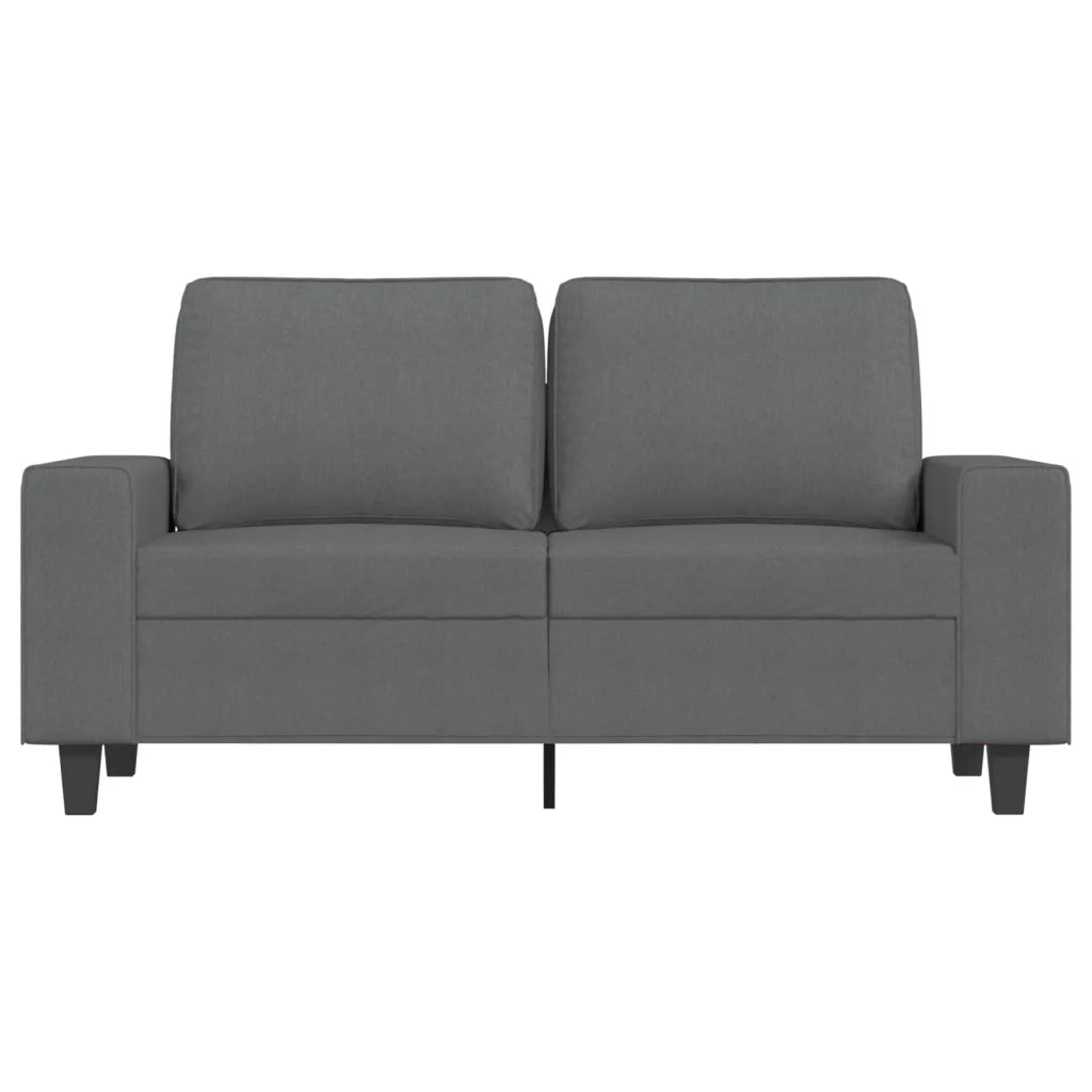 Divano a 2 Posti-Sofa 2 Posti Grigio Scuro 120 cm in Tessuto 254808
