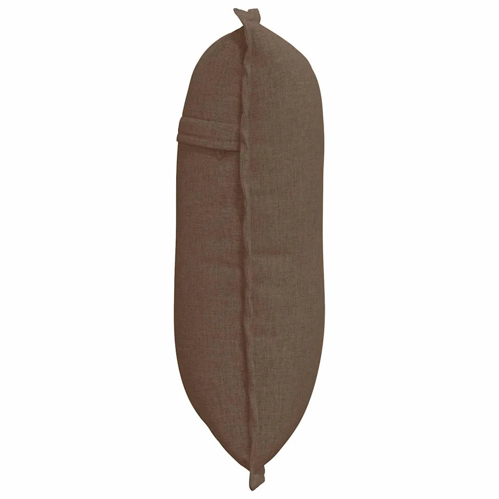 Cuscino per Schiena Marrone 50 x 19 x 45 cm Tessuto 42014619