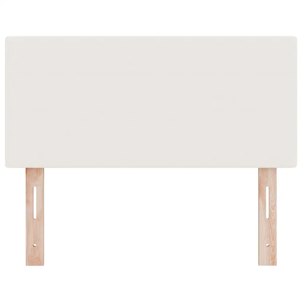 Testiera | Testata Crema 100 cm Tessuto in Cords