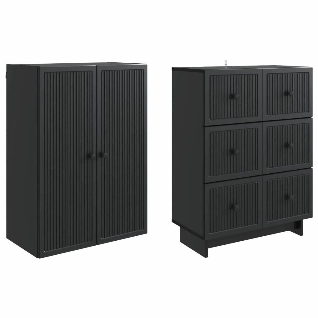 Set di armadi 2 pcs 66 x 34,5 x 90 cm Legno ingegnerizzato 3416377