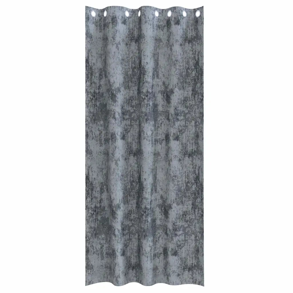 Tende in Velluto 2 pz Grigio Argento 260 x 140 cm Velluto