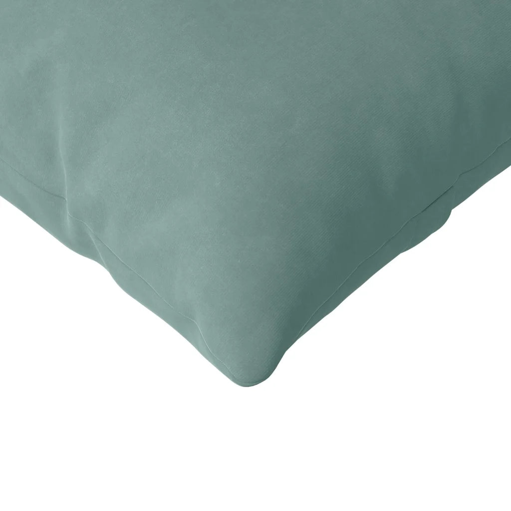 Cuscini da Divano 2 pz-Set di 2 Cuscini per Sofa Verde Mare 145 x 40 cm Tessuto in Cords
