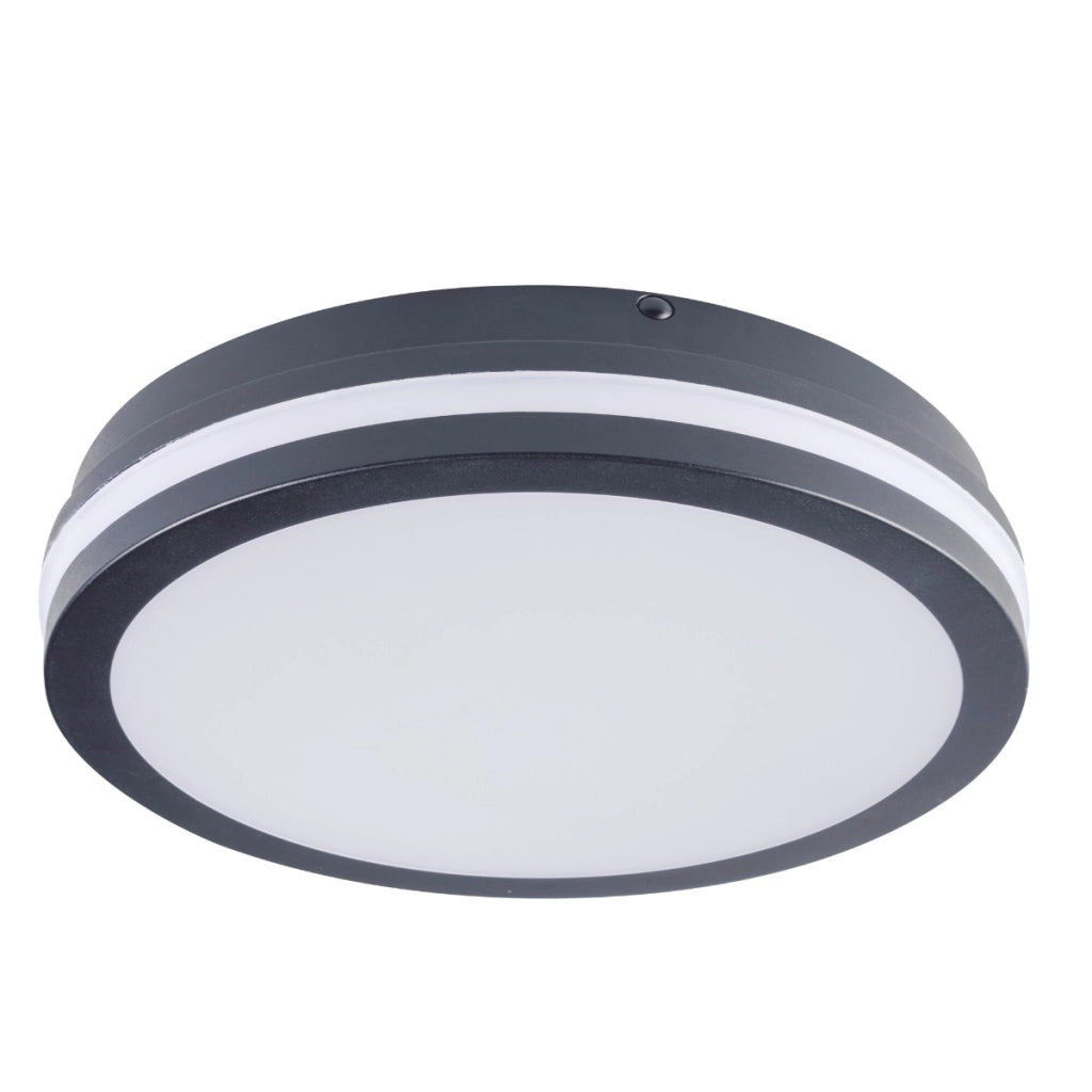 Plafoniera LED soffitto 30W Ø26 grafite IP65 CCT Kanlux