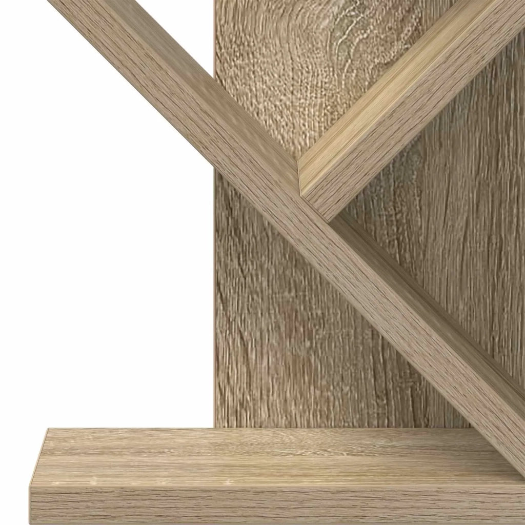 Scaffale per Libri a Forma di Albero 3 Strati 30 x 18 x 40 cm 8012350