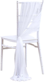 Set di 10 pezzi di decorazione per sedie in chiffon - Stoeldecoratie 
- Dimensioni: 20 cm x 250 cm - Materiale: Polyester - Utilizzo: Bruiloft/Ceremonie