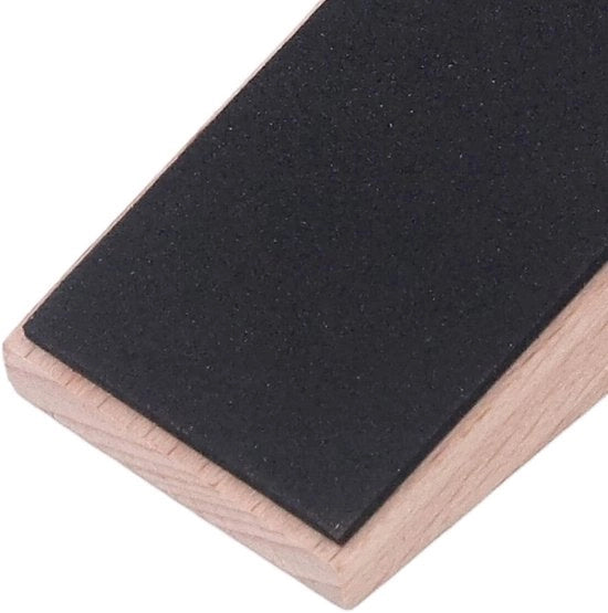 Stoppi Antiscivolo per Porte in Legno - 4 Pezzi - 9,1 x 2,9 x 2,5 cm - Beugo - Portaferro Antiscivolo in Beugo