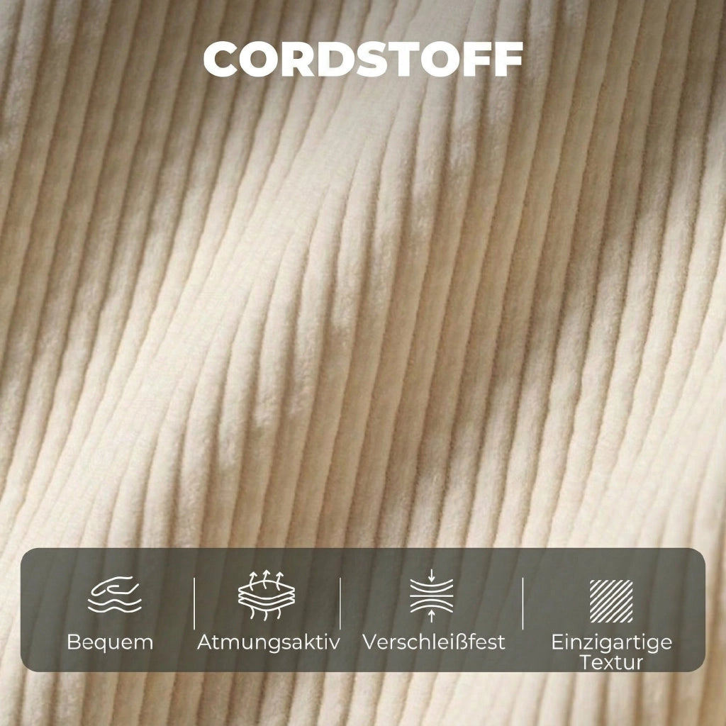 Divano 2 Posti con Tessuto e Cuscini ¨C Minimal ¨C Beige 117x63x79 cm