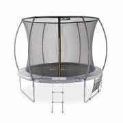 Tappeto elastico e kit accessori con rete di protezione interna,
