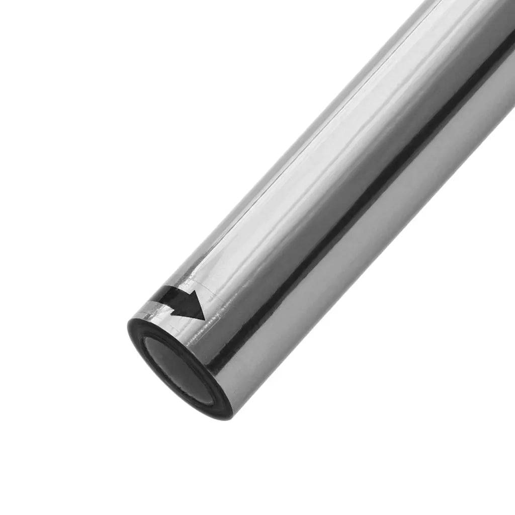 Pellicola per Finestra Solare Riflettente Statica Argento PVC 3394732