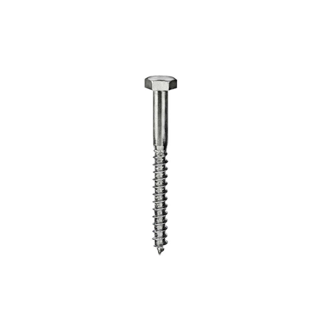 Tirafondi testa esagonale 5 x 20 - 16 pz.