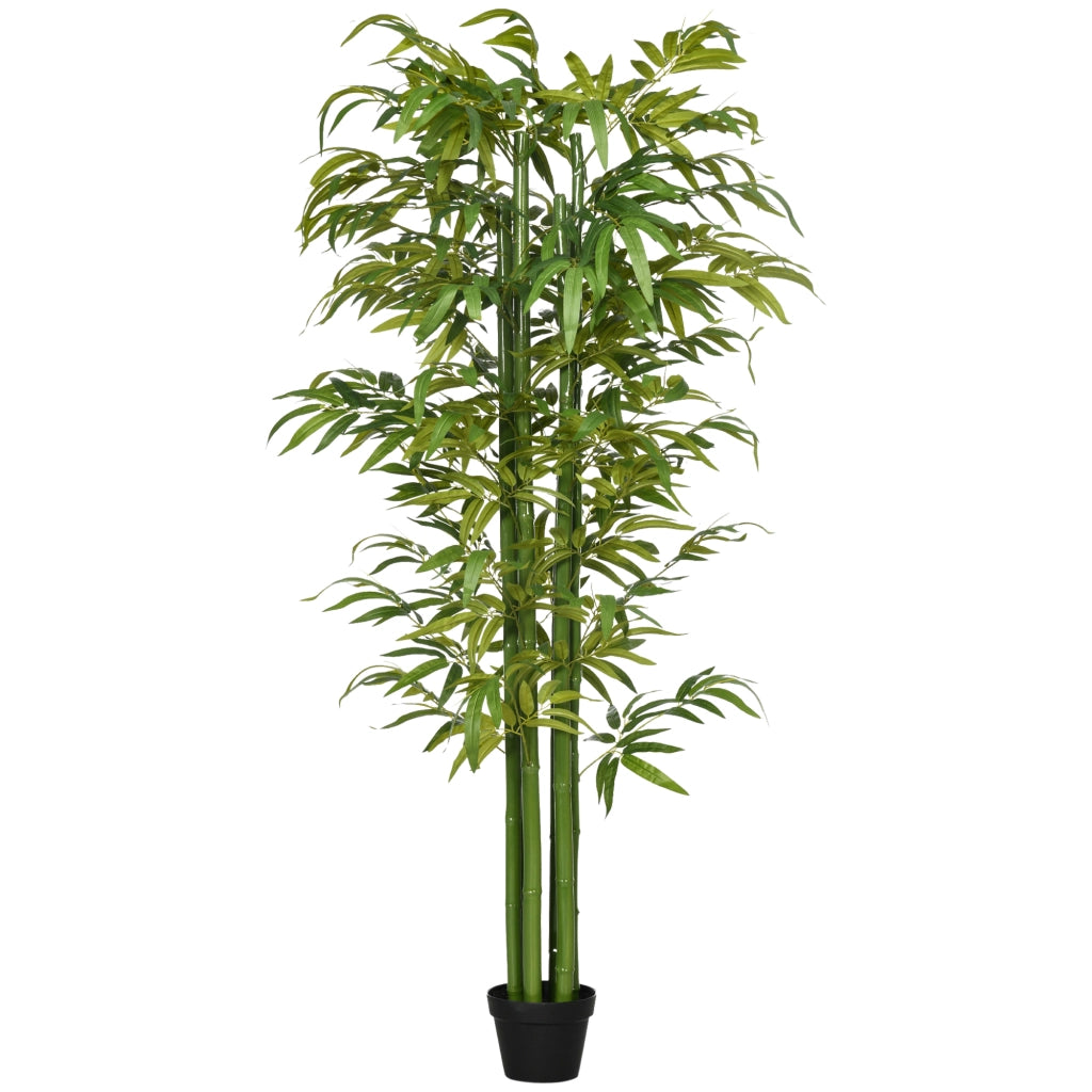 Pianta Artificiale di Bamb¨´ ¨C Minimal ¨C Verde 180 cm con Vaso