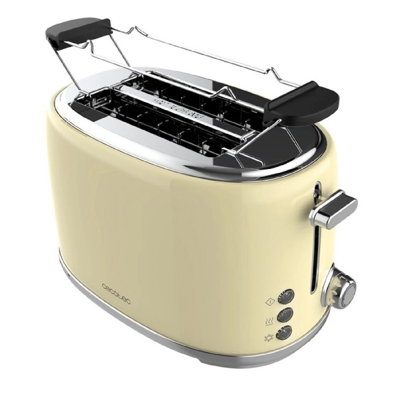 CECOTEC 03232 - Tostapane verticale Toast&Taste 1000 Retro Double Beige