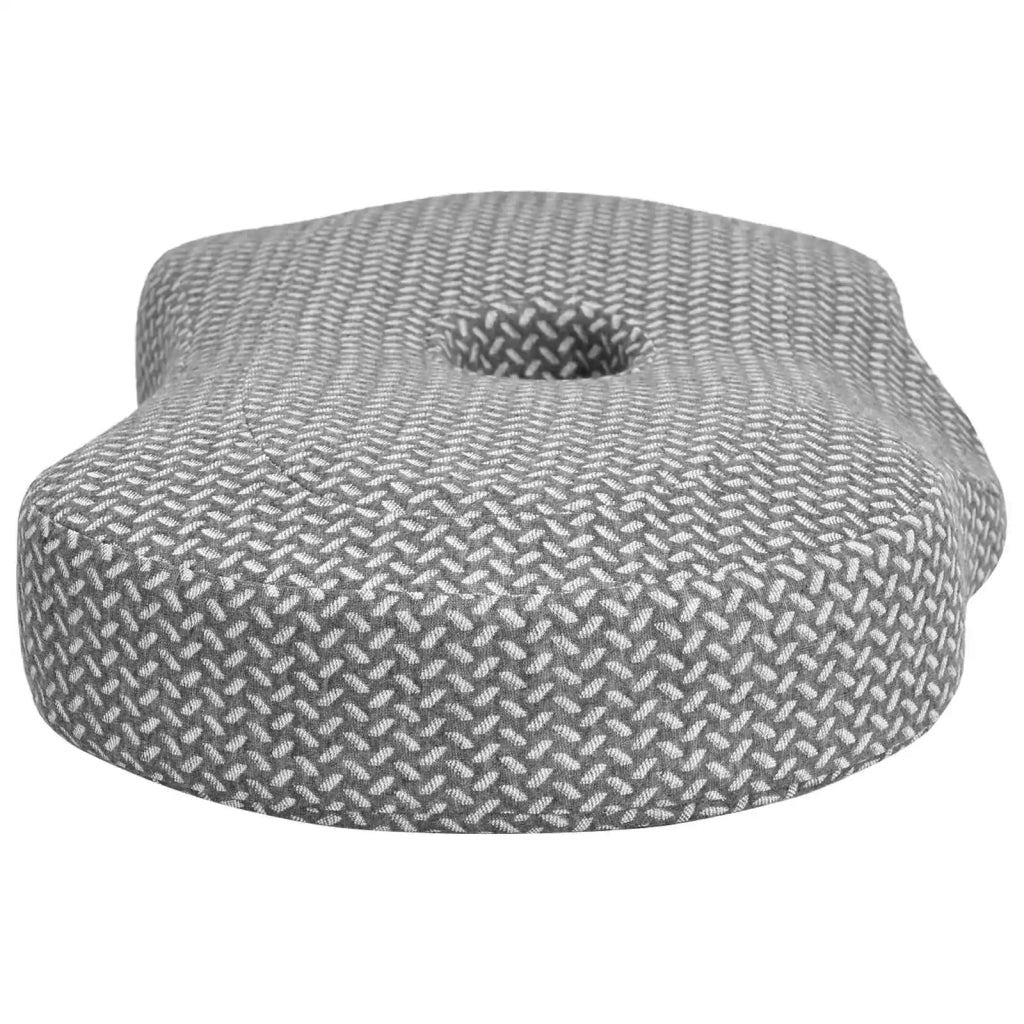 Cuscino per Collo Grigio 53 x 34,5 x 10,5 cm Schiuma Memory 42012697
