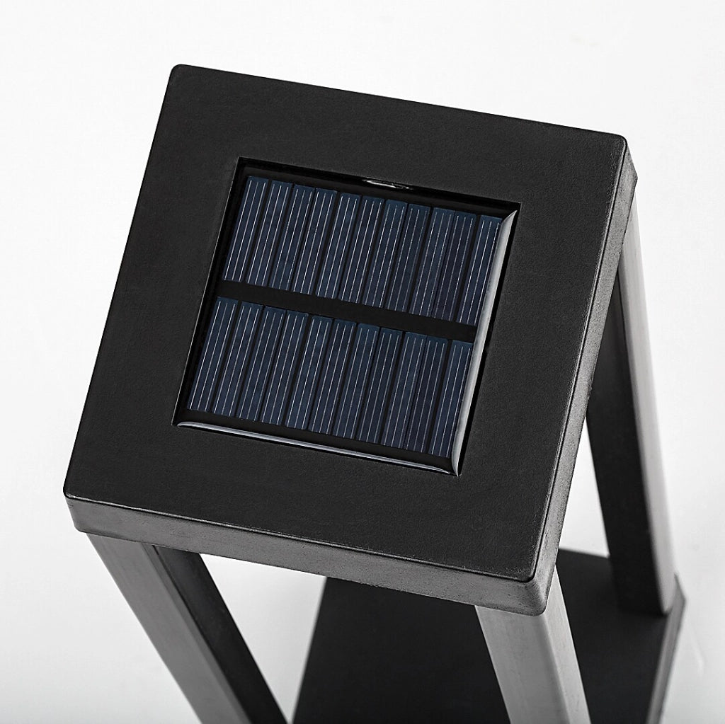 Lampada solare da giardino Cong nera 4000K IP44 Rabalux