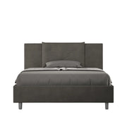 Letto Matrimoniale 160x200 cm con Rete Appia Grigio